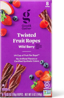 Wild Berry Twisted Fruit Ropes, Wild Berry