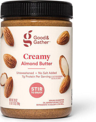 Creamy Almond Butter, Creamy