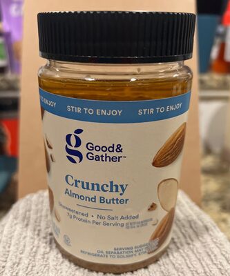 Crunchy Almond Butter, Crunchy