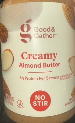 Creamy Almond Butter, Creamy