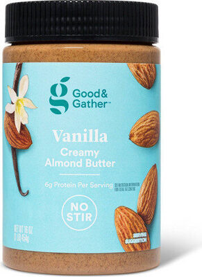 Vanilla Creamy No Stir Almond Butter, Vanilla Creamy