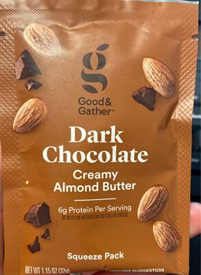 Dark Chocolate Creamy Almond Butter, Dark Chocolate Creamy