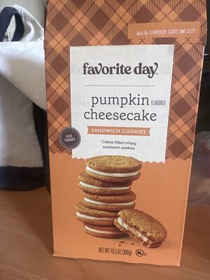 Pumpkin Cheesecake Sandwich Cookies, Pumpkin Cheesecake