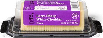 Extra Sharp White Cheddar Cracker Cut Cheese, Extra Sharp White Cheddar