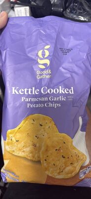 Parmesan Garlic Kettle Cooked Potato Chips, Parmesan Garlic