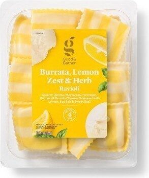 Burrata, Lemon Zest & Herb Ravioli, Burrata, Lemon Zest & Herb