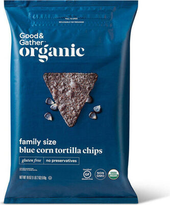 Blue Corn Tortilla Chips, Blue Corn