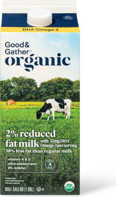 2% Reduced Fat Milk With Dha Omega-3