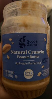 Natural Crunchy Peanut Butter, Natural Crunchy