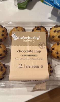 Chocolate Chip Mini Muffins, Chocolate Chip