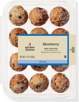 Blueberry Mini Muffins, Blueberry