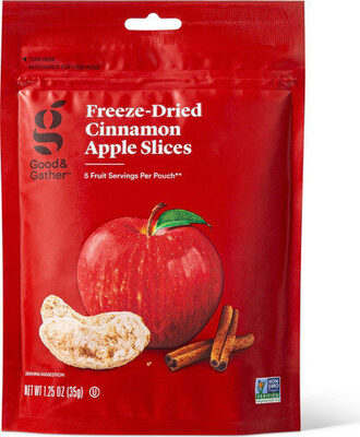 Cinnamon Freeze-Dried Apple Slices, Cinnamon