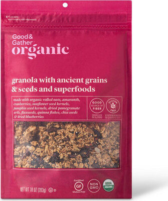 Granola With Ancient Grains & Seeds And Superfoods, Ancient Grains & Seeds