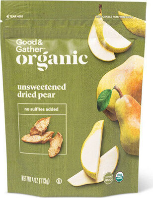 Unsweetened Dried Pear, Unsweetened