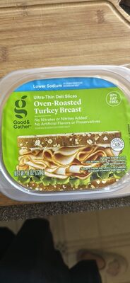 Oven-Roasted Turkey Breast Ultra-Thin Deli Slices, Oven-Roasted