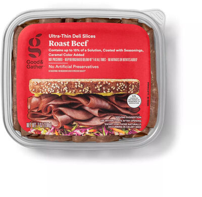 Roast Beef Ultra-Thin Deli Slices, Roast Beef