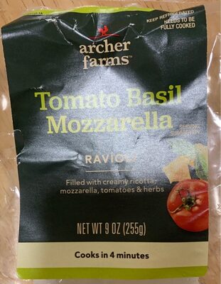 Tomato Basil Mozzarella Ravioli Filled With Creamy Ricotta, Mozzarella, Tomatoes & Herbs, Tomato Basil Mozzarella