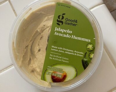 Jalapeno Avocado Hummus, Jalapeno Avocado