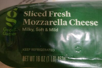 Fresh Mozzarella Sliced Cheese, Fresh Mozzarella