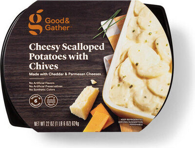 Cheesy Scalloped Potatoes With Chives, Cheesy Scalloped With Chives