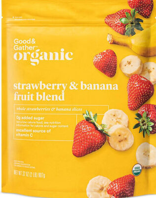 Strawberry & Banana Fruit Blend, Strawberry & Banana