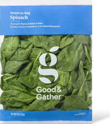 Steam-In-Bag Spinach