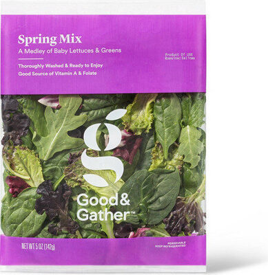 Spring Mix A Medley Of Baby Lettuces & Greens, Spring Mix