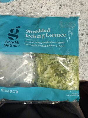 Iceberg Shredded Lettuce, Iceberg