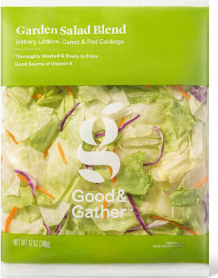 Garden Iceberg Lettuce, Carrot & Red Cabbage Salad Blend, Garden