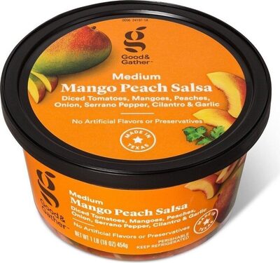Medium Mango Peach Salsa, Medium Mango Peach