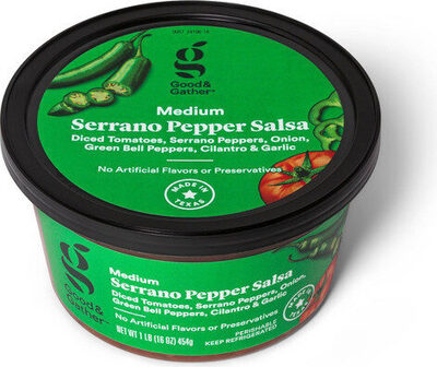 Medium Serrano Pepper Salsa, Medium Serrano Pepper