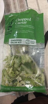 Chopped Caesar Romaine Lettuce, Cheesy Garlic Crouton Crumbles & Shredded Parmesan Cheese Chopped Salad Kit With Creamy Caesar, Chopped Caesar