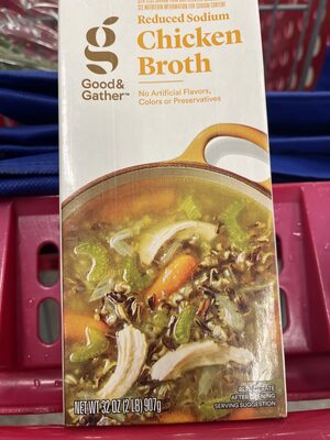 Chicken Reduced Sodium Broth, Chicken