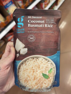 Coconut Basmati 90 Second Rice, Coconut Basmati