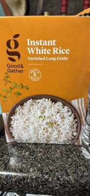 White Enriched Long Grain Instant Rice, White