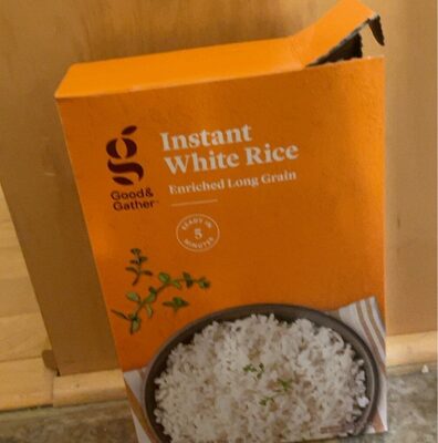 White Enriched Long Grain Instant Rice, White
