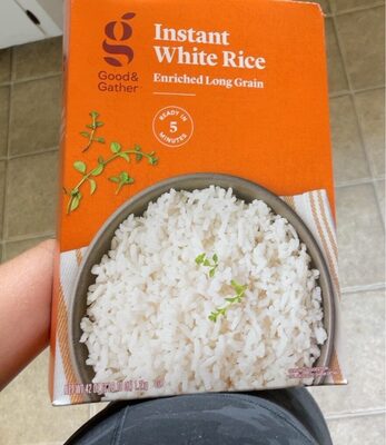 White Enriched Long Grain Instant Rice, White