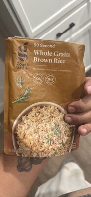 Brown 90 Second Whole Grain Rice, Brown