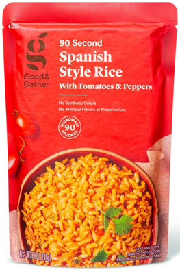 Spanish-Style 90 Second Rice With Tomatoes & Peppers, Spanish-Style