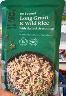 90 Second Long Grain & Wild Rice With Herbs & Seasonings, Herbs & Seasonings