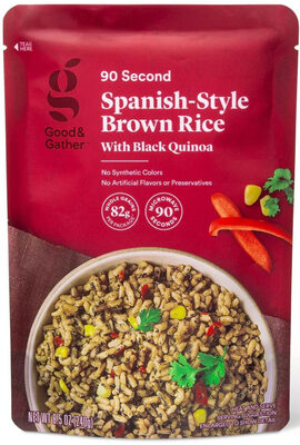 Spanish-Style Brown 90 Second Rice With Black Quinoa, Spanish-Style Brown