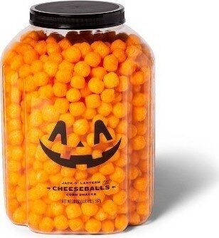 Jack-O'-Lantern Cheeseballs Corn Snacks, Cheese