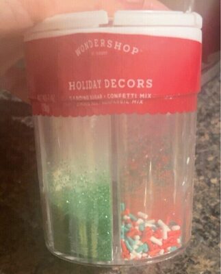 Sanding Sugar, Confetti Mix, Sprinkle Mix, Nonpareil Mix Holiday Decors