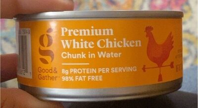 Chunk White Premium Chicken In Water, Chunk White In Water