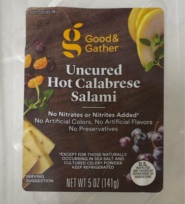 Uncured Hot Calabrese Salami, Uncured Hot Calabrese
