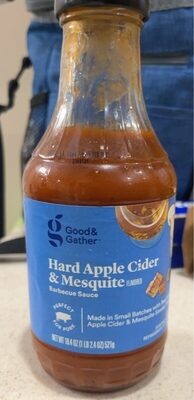 Hard Apple Cider & Mesquite Barbecue Sauce, Hard Apple Cider & Mesquite