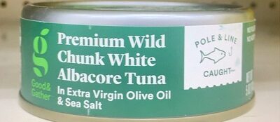 Chunk White Albacore Premium Wild Tuna In Extra Virgin Olive Oil & Sea Salt, Chunk White Albacore In Extra Virgin Olive Oil & Sea Salt