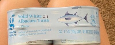 Solid White Albacore Tuna In Water, Solid White Albacore In Water