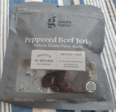 Peppered Beef Jerky, Peppered