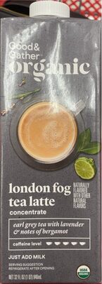 London Fog Tea Latte Concentrate, London Fog Tea Latte